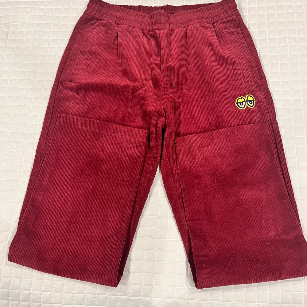 Krooked Corduroy Pull On Pants